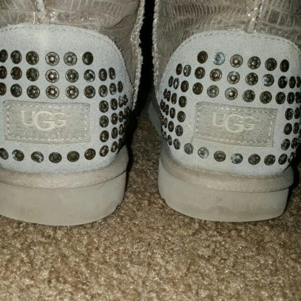 UGG snakeskin print boots